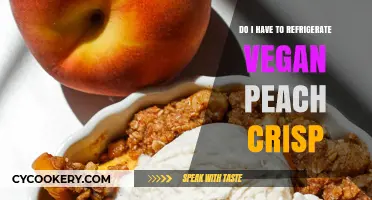 Should Vegan Peach Crisp Be Refrigerated? Storage Tips Revealed