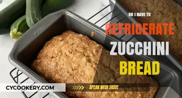 Should Zucchini Bread Be Refrigerated? Storage Tips for Freshness