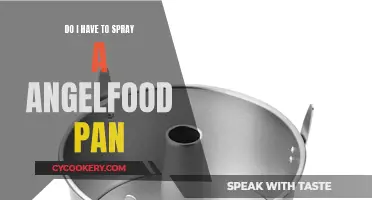 Spraying Angel Food Pans: Yes or No?