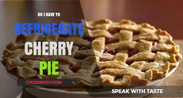 Should Cherry Pie Be Refrigerated? Storage Tips for Freshness