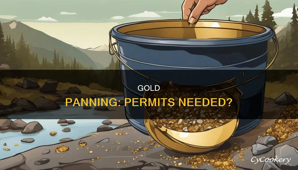 do I need a permit to pan for gold