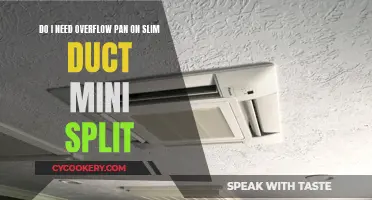 Overflow Pan: Necessary for Slim Duct Mini Splits?