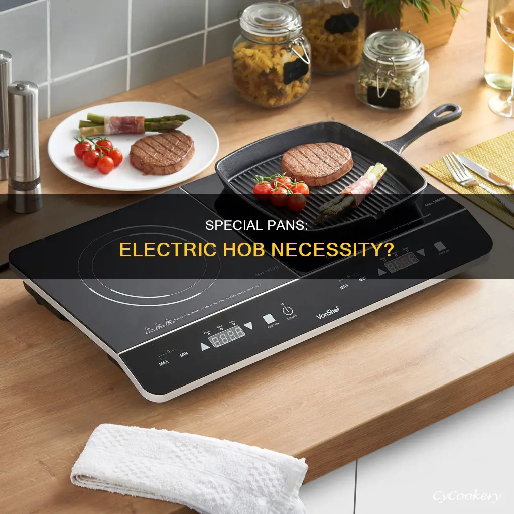 do I need special pans for electric hob