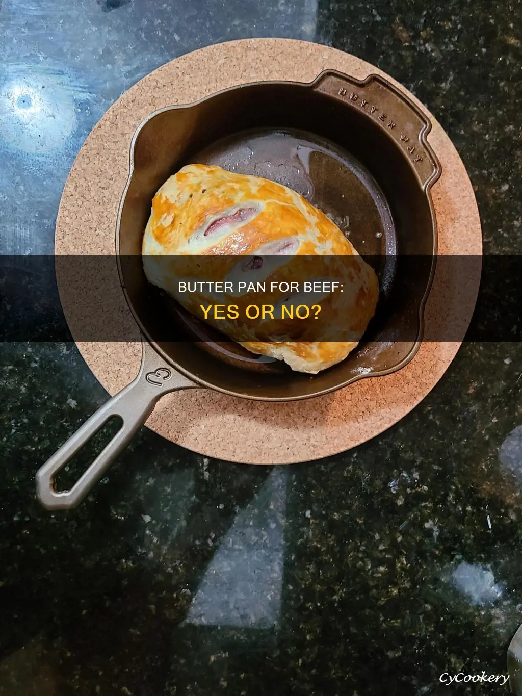 do I need to butter a pan for beef