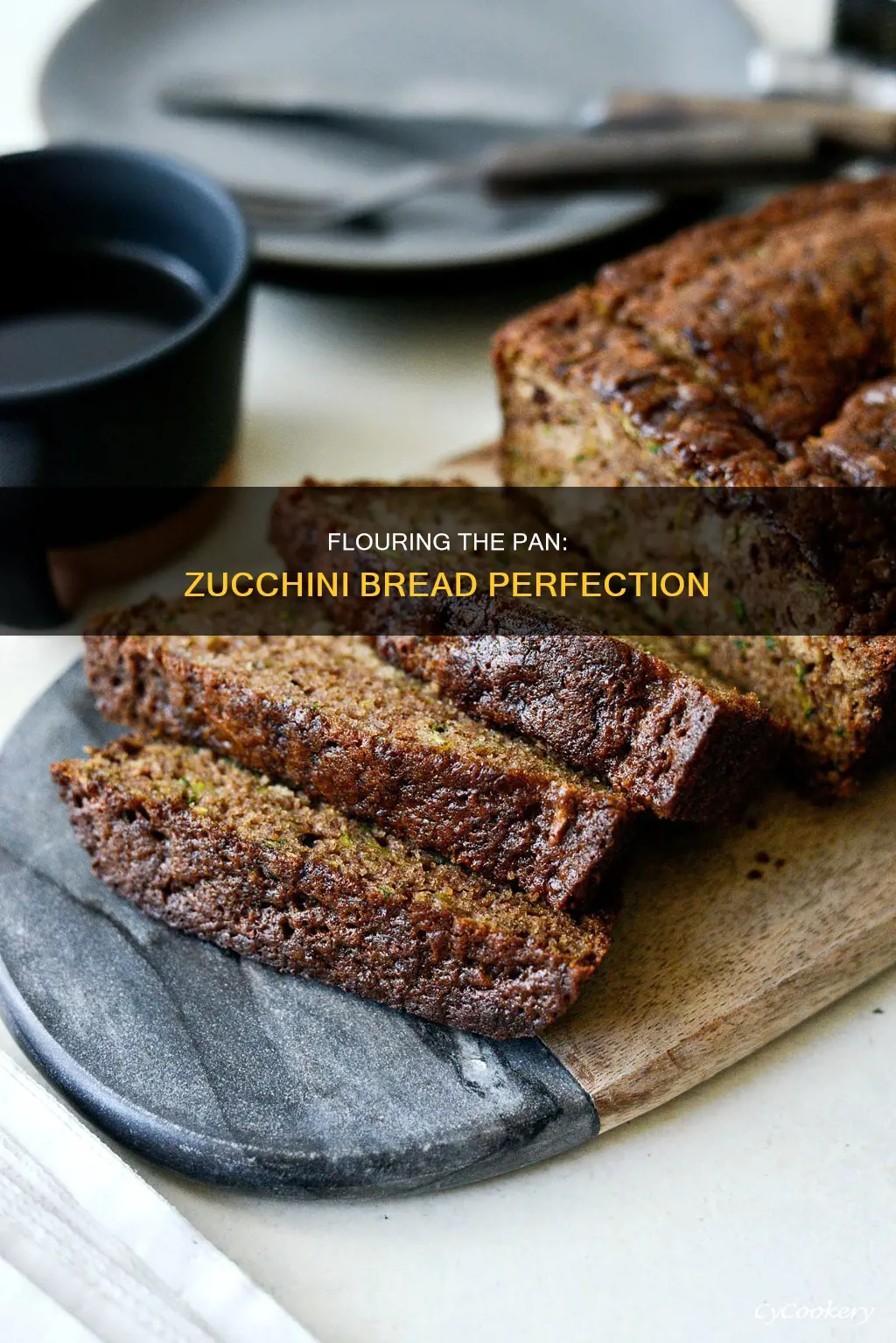 do I need to flour my zuchinni bread pan