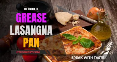 Lasagna Pans: Grease or No Grease?