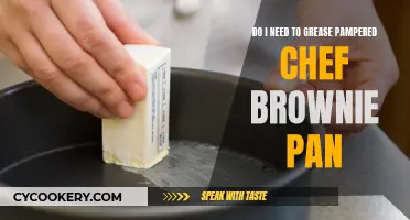 Pampered Chef Brownie Pan: Grease or Not?