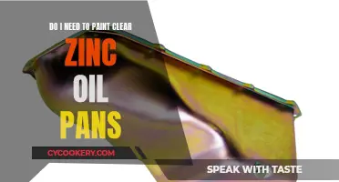 Should You Paint Clear Zinc Oil Pans?