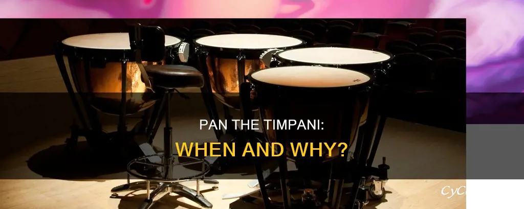 do I pan the timpani