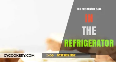 Should Banana Cake Be Refrigerated? Storage Tips for Freshness