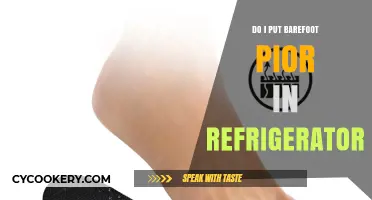 Should You Refrigerate Barefoot Pior? A Quick Guide to Proper Storage