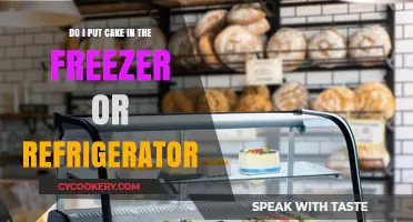 Cake Storage Dilemma: Freezer or Fridge for Freshness?
