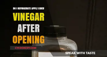 Should You Refrigerate Apple Cider Vinegar After Opening? Tips Inside