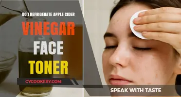 Should You Refrigerate Apple Cider Vinegar Face Toner? Tips & Storage Guide