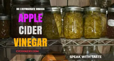 Should You Refrigerate Bragg's Apple Cider Vinegar? Storage Tips Revealed