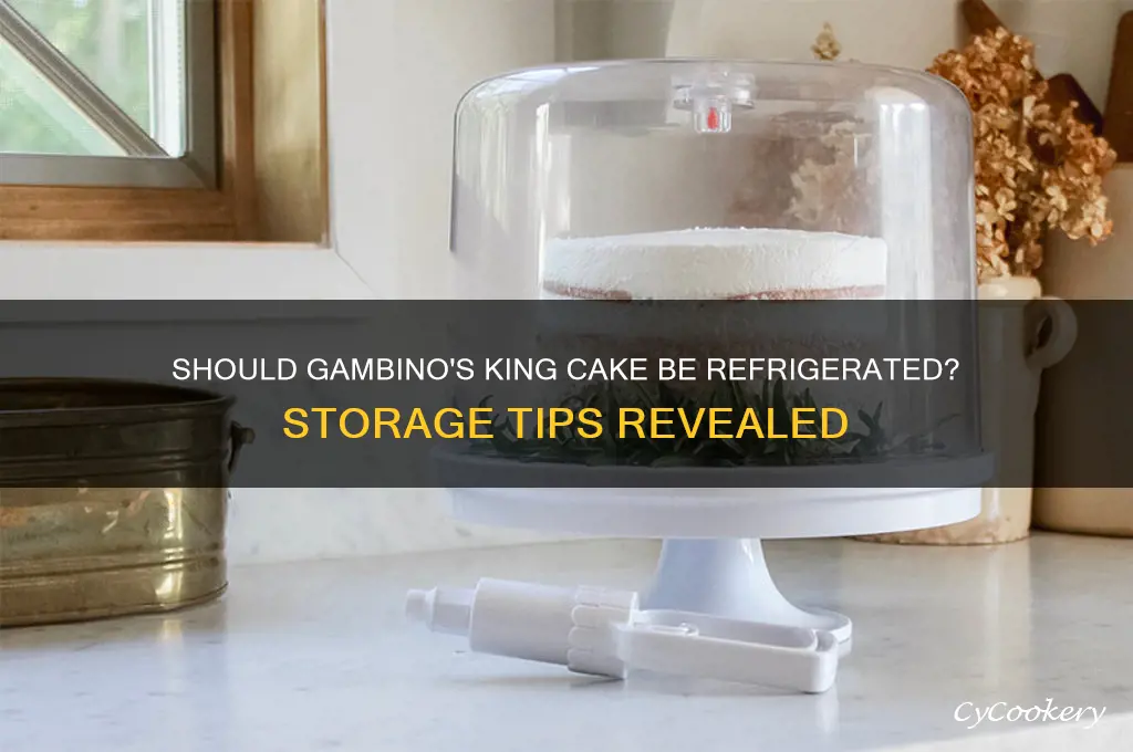 do i refrigerate gambino