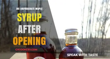 Refrigerate Maple Syrup After Opening: Essential Storage Tips Revealed
