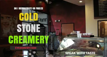 Refrigerate or Freeze Cold Stone Creamery: Optimal Storage Tips