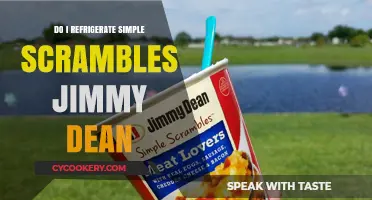Should You Refrigerate Jimmy Dean Simple Scrambles? A Quick Guide