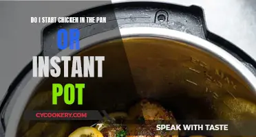 Instant Pot or Pan: Chicken Cooking Conundrum