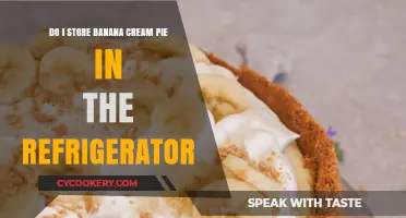 Should Banana Cream Pie Be Refrigerated? Storage Tips for Freshness