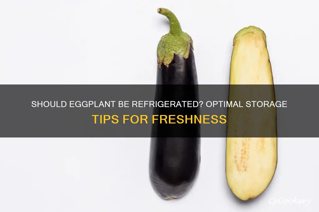 do i store eggplant in the refrigerator