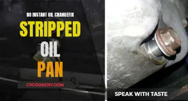 Instant Oil Change: Can It Fix a Stripped Oil Pan?