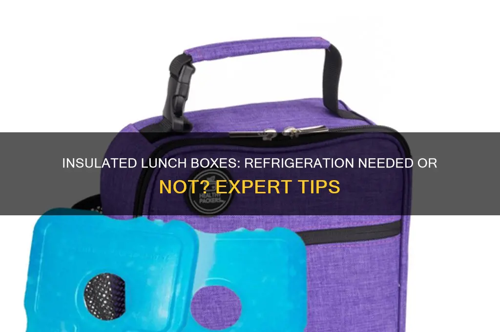 do insulated lunch boxes have to be refrigerated