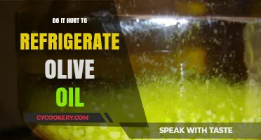 Does Refrigerating Olive Oil Harm Its Flavor and Quality?