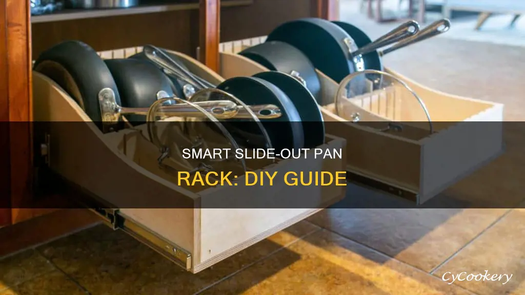 do it yourself slide out pan rack