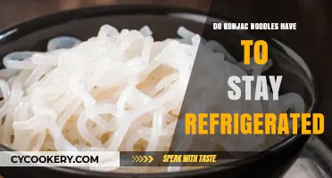 Do Konjac Noodles Need Refrigeration? Storage Tips Explained