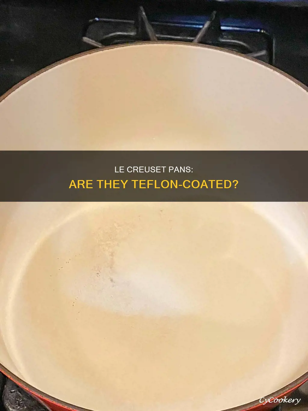 do le creuset pans have teflon