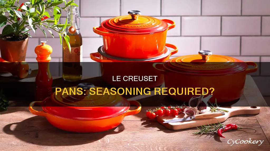 do le creuset pans need seasoned