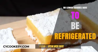Should Lemon Squares Be Refrigerated? Storage Tips for Freshness