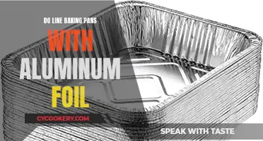Line Baking Pans: Aluminum Foil Benefits