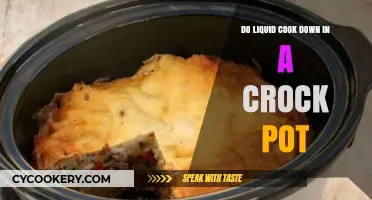 Slow Cooking: Reducing Liquids in a Crock Pot