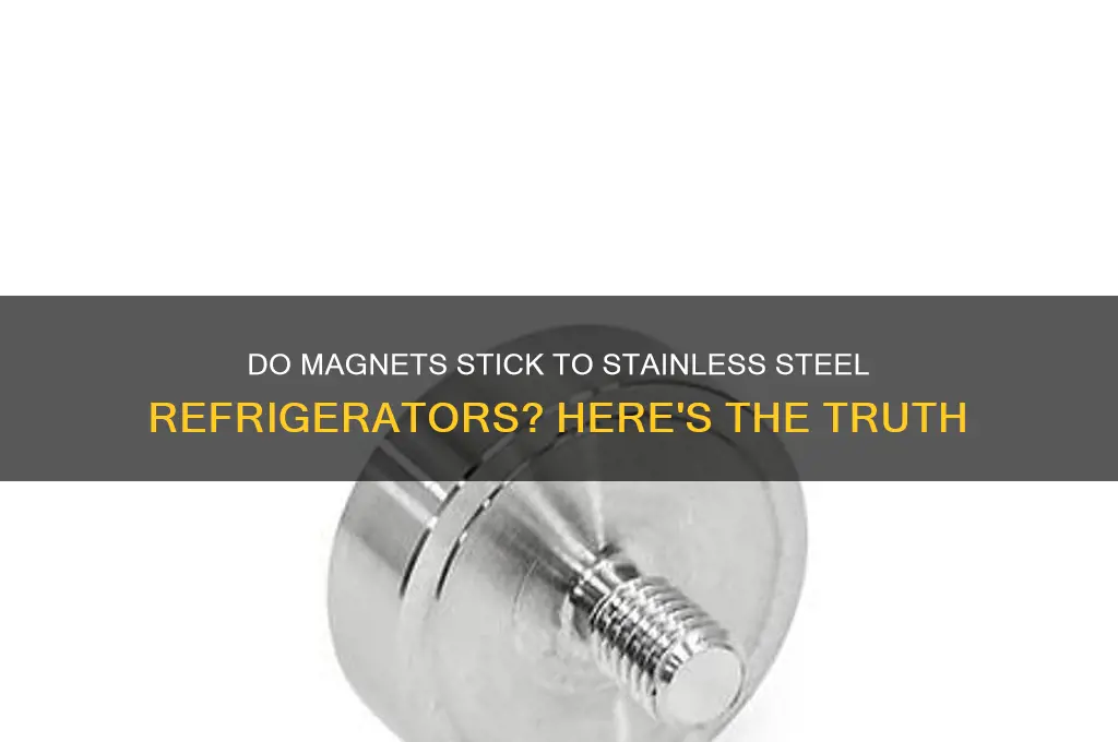 do magnets stick to stainless steel refrigerator