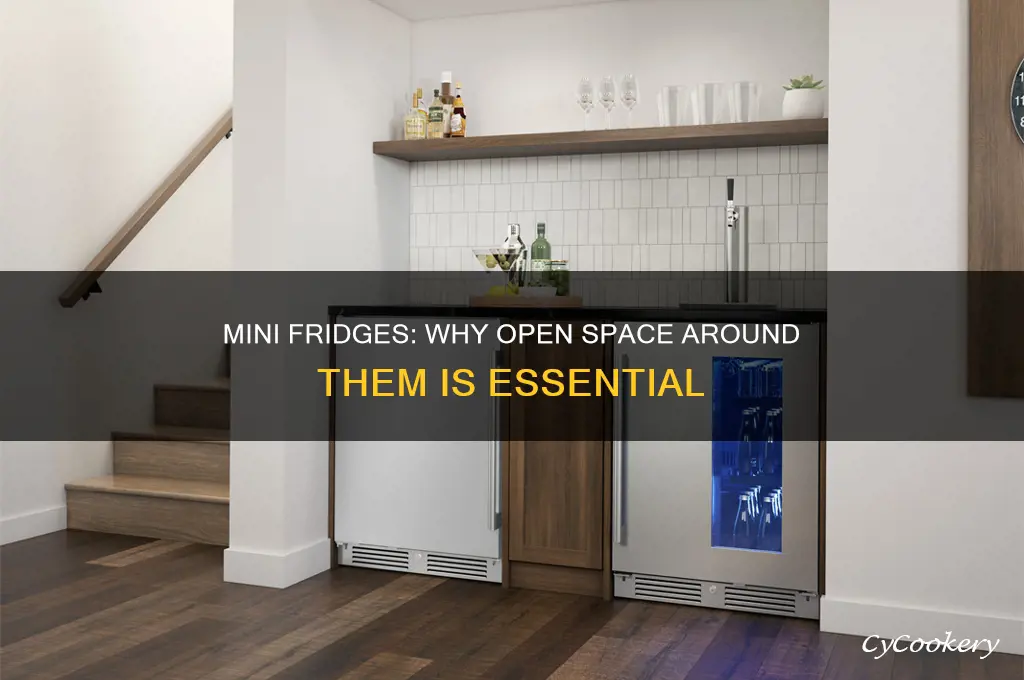 do mini refrigerators require the open space around