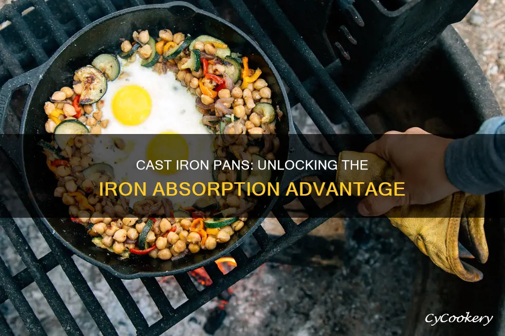 do modern cast iron pans still help you absorb iron