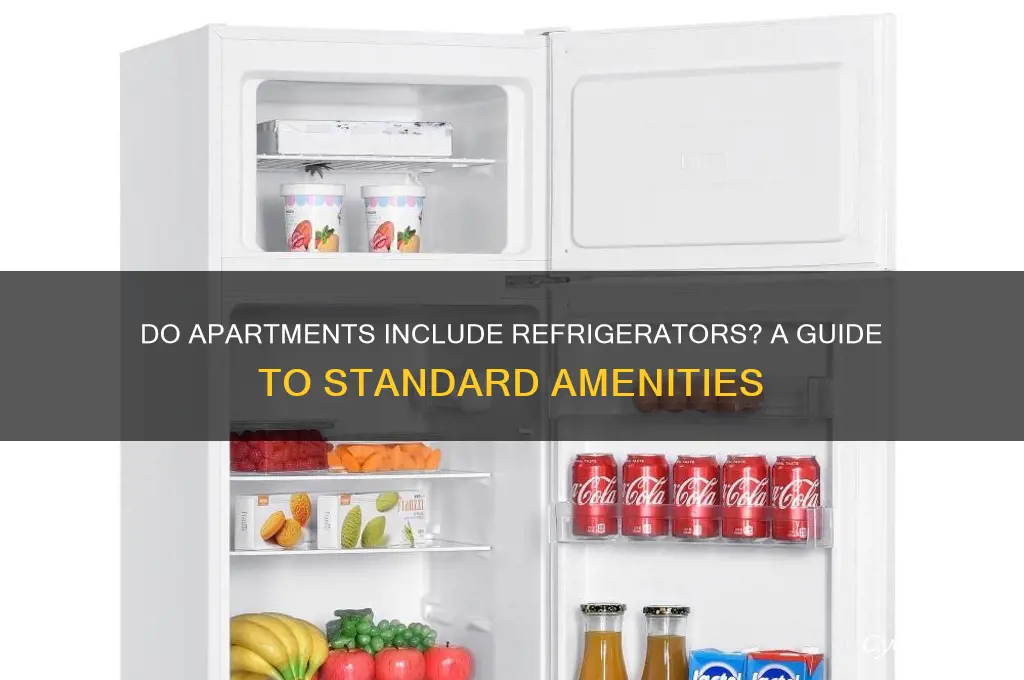 do most apartments come with a refrigerator