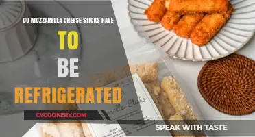 Refrigerating Mozzarella Cheese Sticks: Essential or Optional Storage Practice?