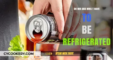 Do Mr. and Mrs. T's Mixers Need Refrigeration? Find Out!