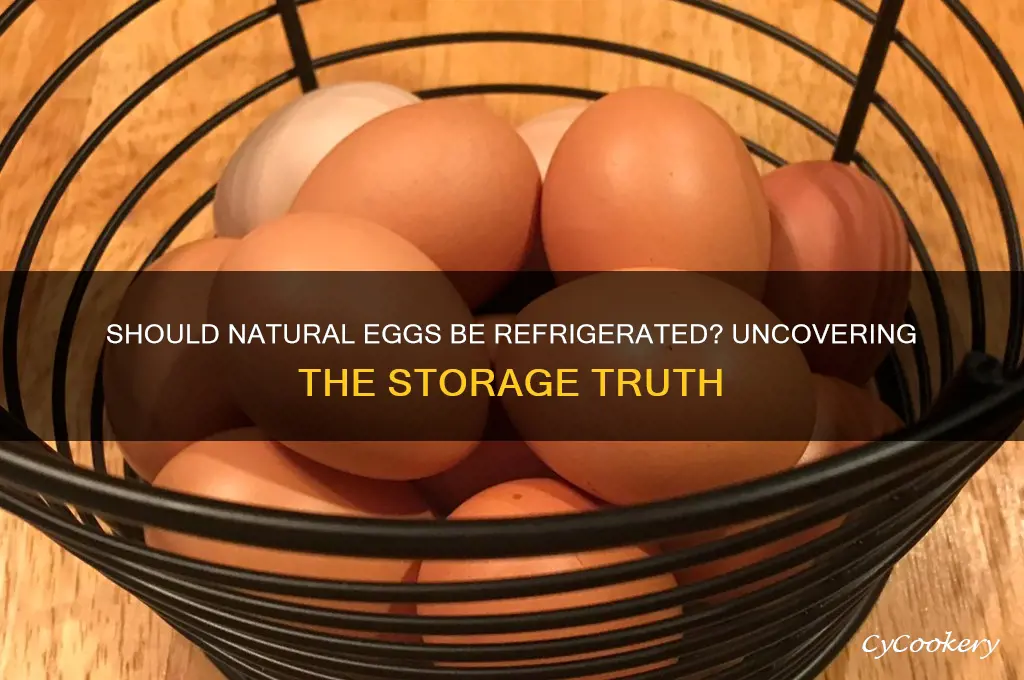 do natural eggs have to be refrigerated