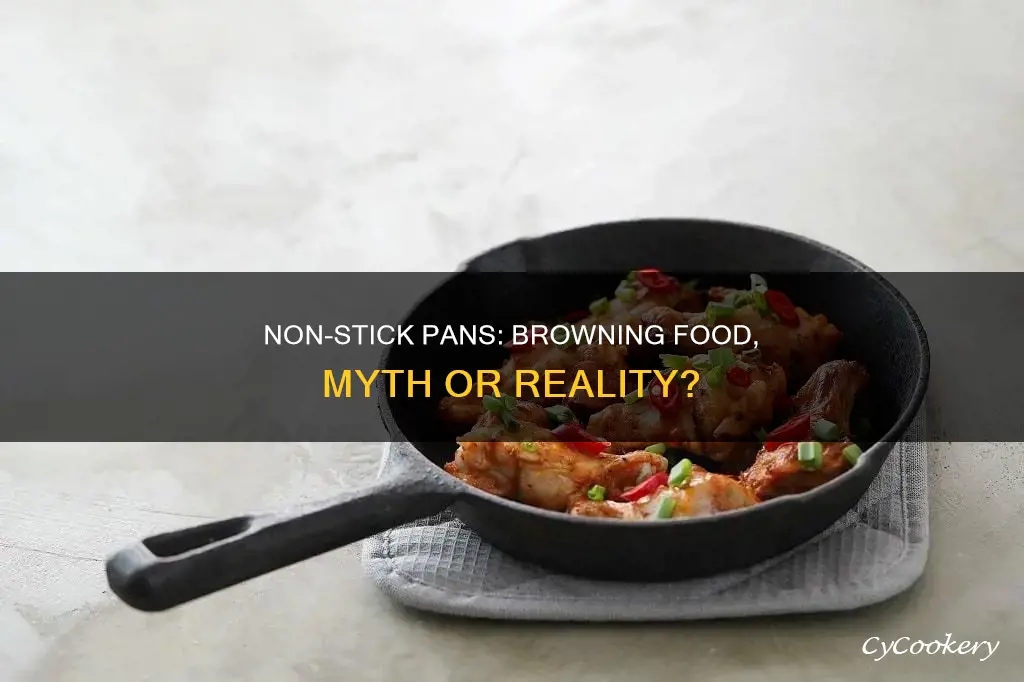 do non stick pans brown food