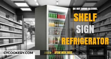 Avoid Alcohol: Essential Fridge Sign for a Healthier Lifestyle
