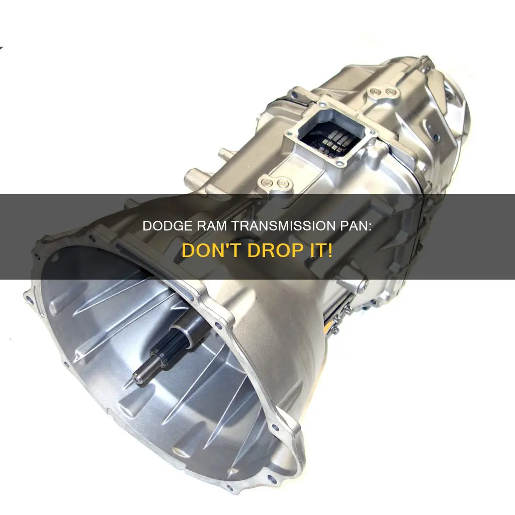 do not drop didge ram transmissiin pan