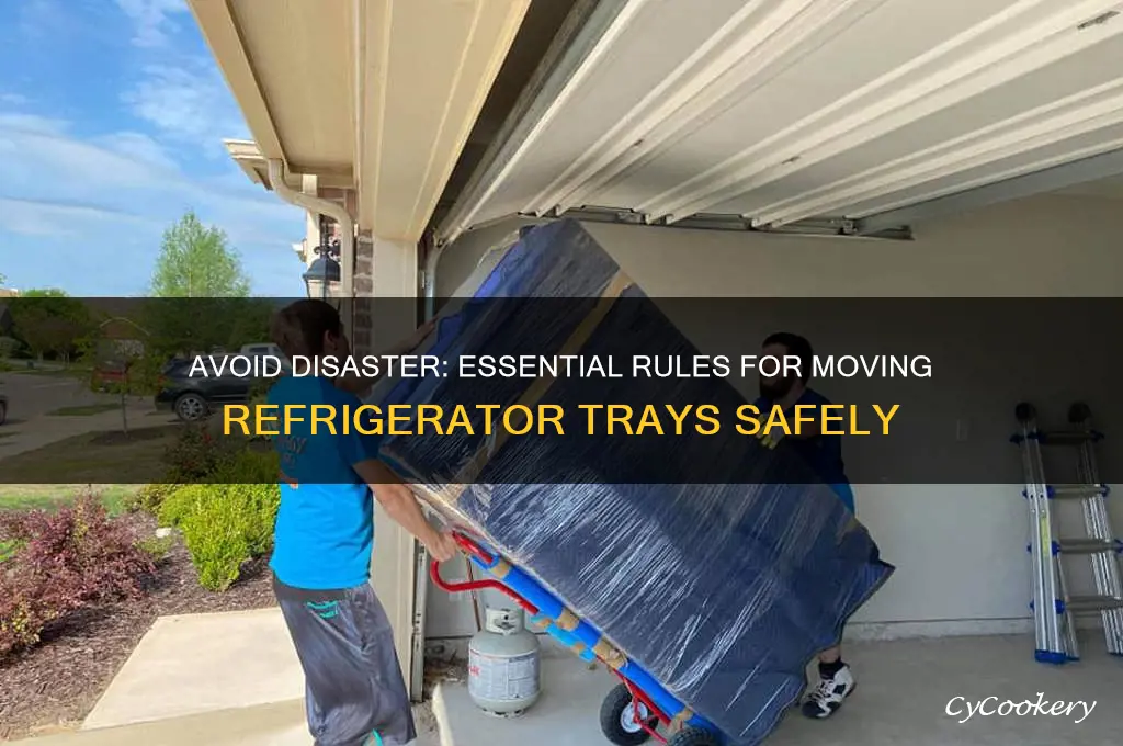 do not move the refrigerator trays rules