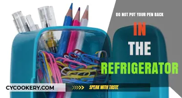 Avoid Chilly Mistakes: Why Pens Don't Belong in the Fridge