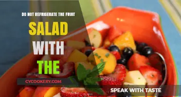 Avoid Refrigerating Fruit Salad with These Ingredients for Freshness