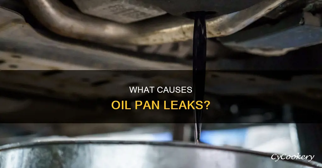 do oil pan leak or is it threads wear out